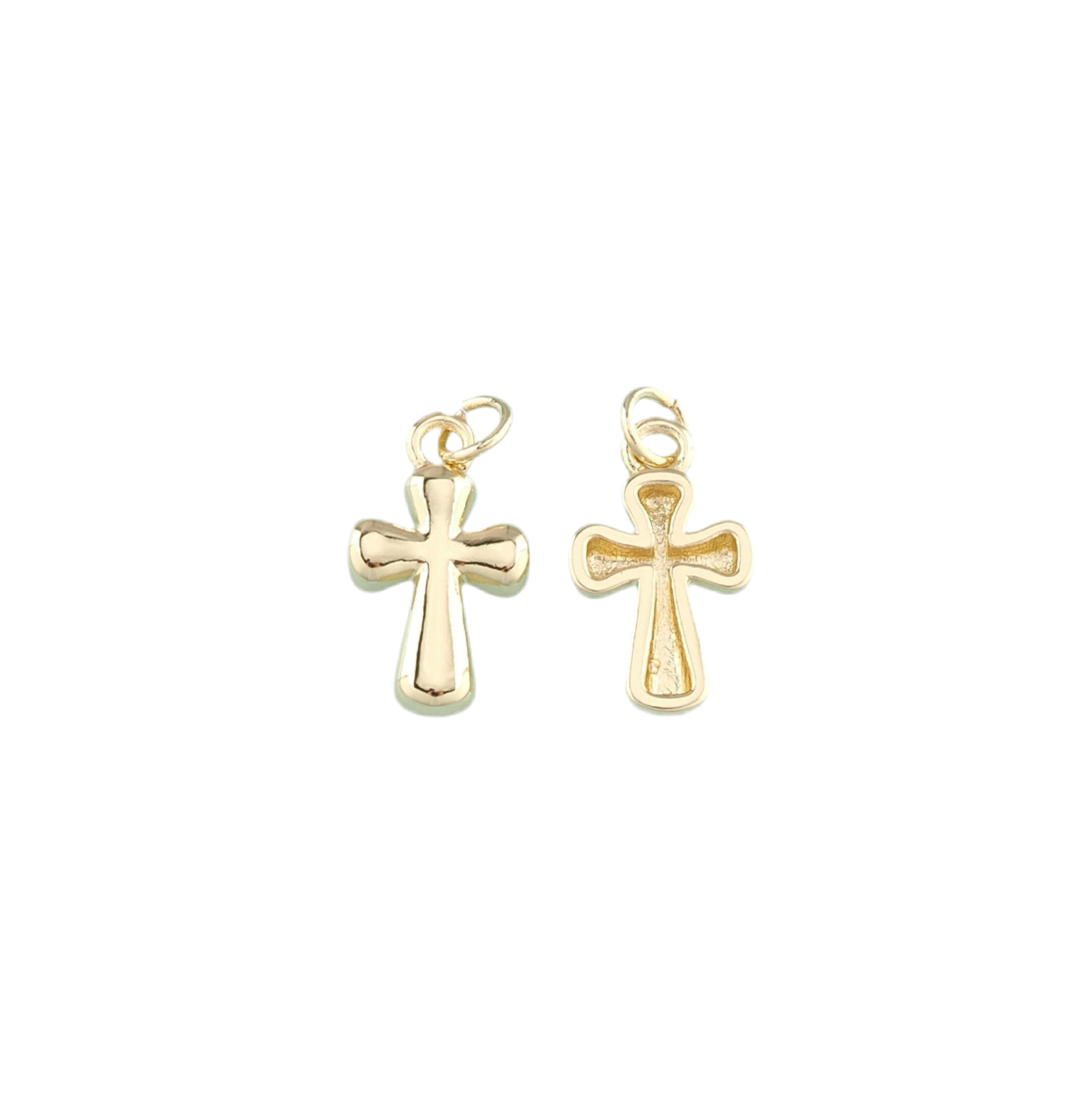 Bubble Cross Charm