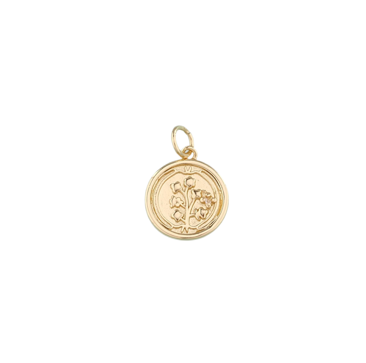 Circle Flower Charm