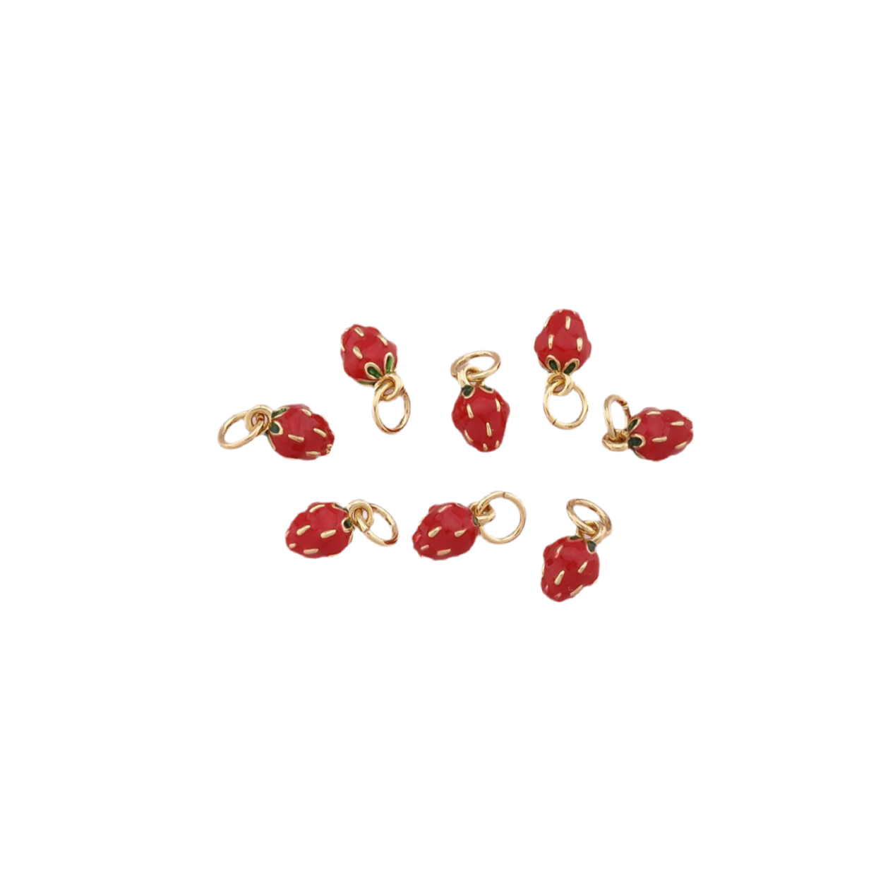 Tiny Strawberry Charm