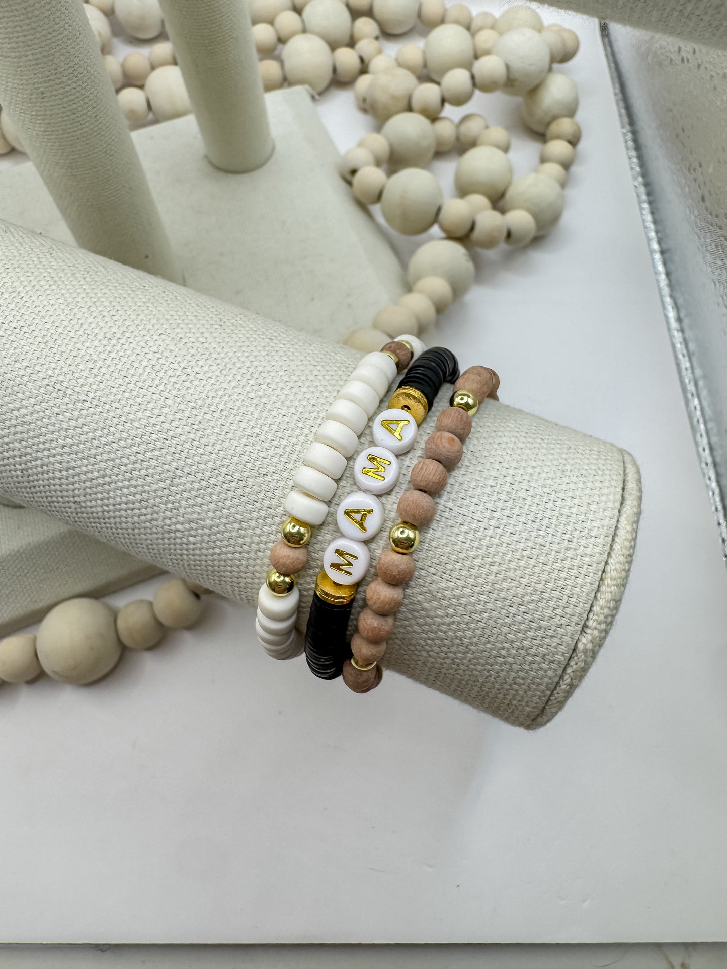 Black Neutral Mama Stack