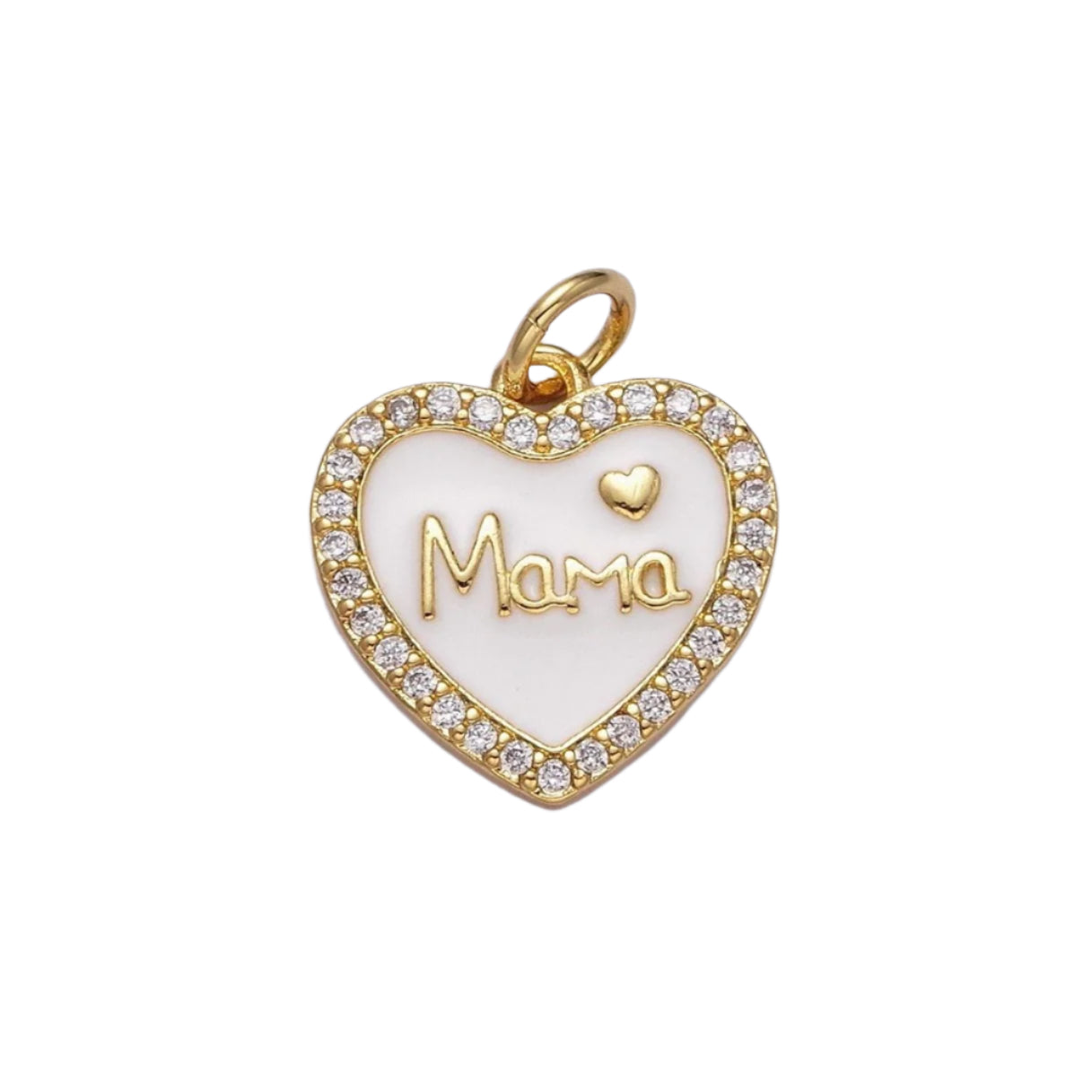 Mama Heart Charm