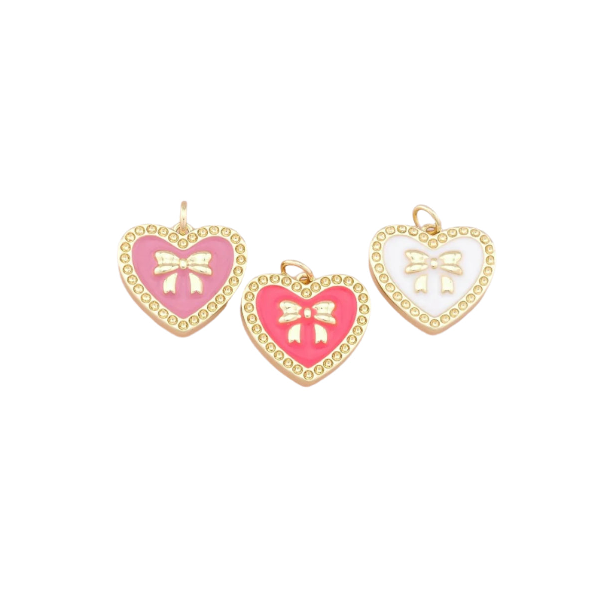Heart Bow Charm