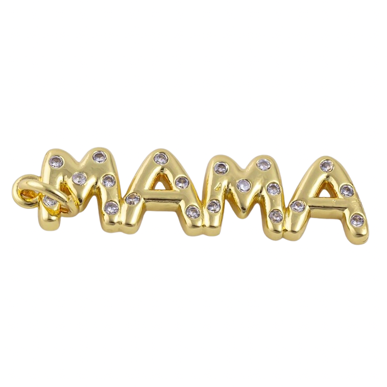 Mama Rhinestone Charm