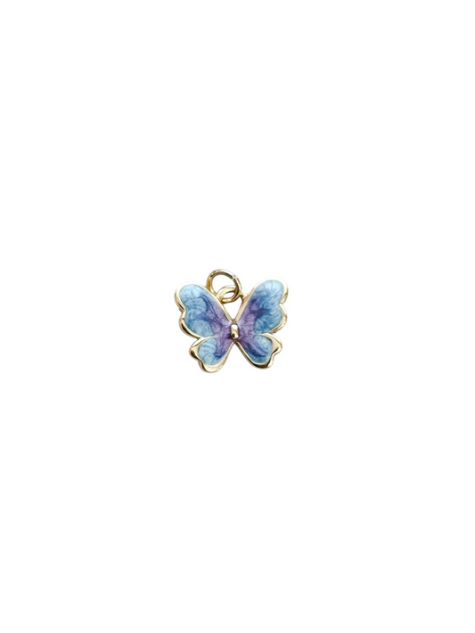 Blue & Purple Butterfly Charm