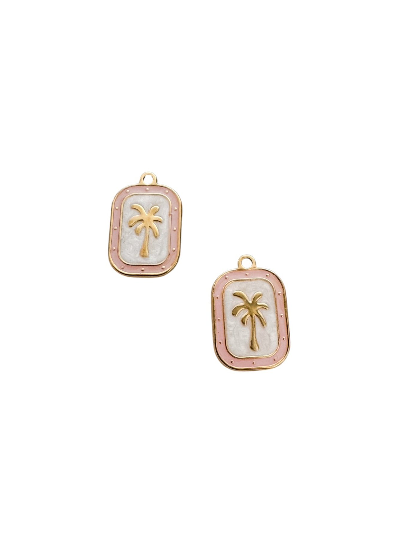 Pink Palm Tree Charm