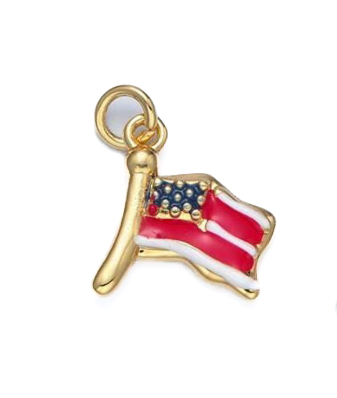 American Flag Charm