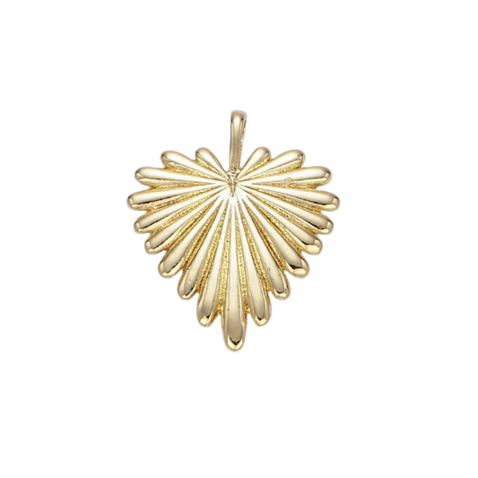 Heart Leaf Charm