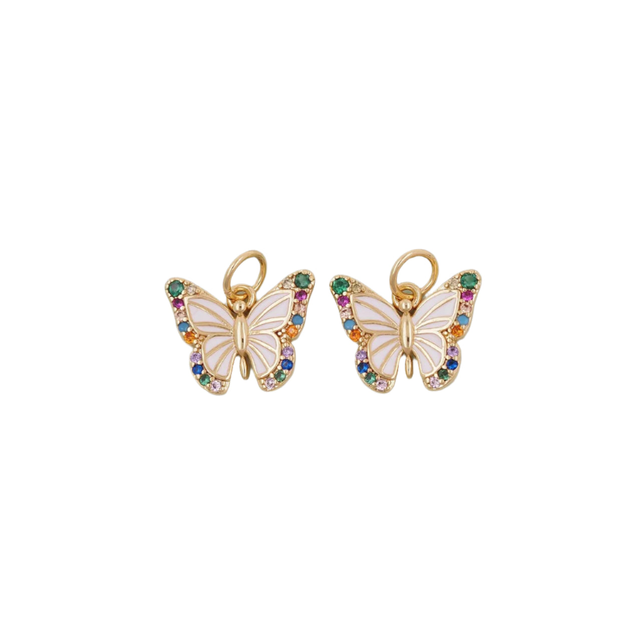 Pink Butterfly Charm