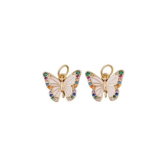 Pink Butterfly Charm