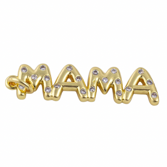 Mama Rhinestone Charm